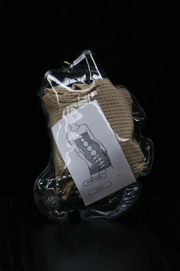 RUI R011-AW20 tube top dress oatmeal